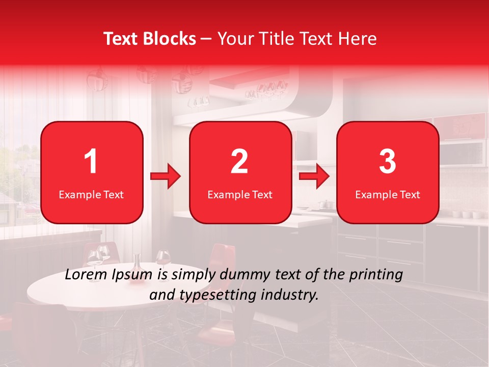 Minimalism Kitchen Decor PowerPoint Template