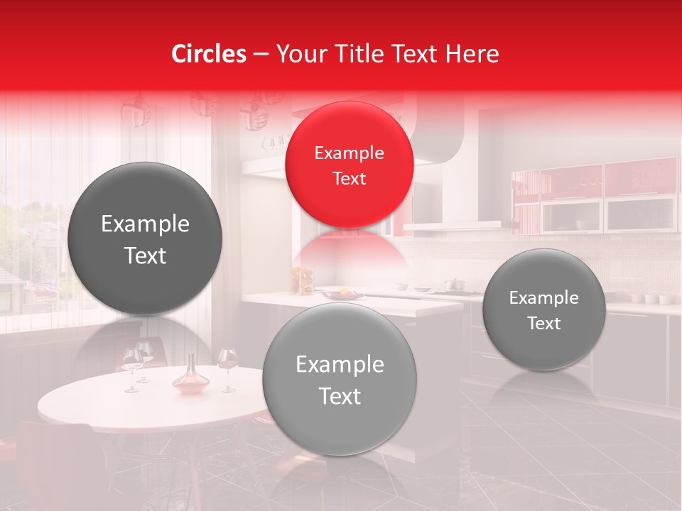 Minimalism Kitchen Decor PowerPoint Template