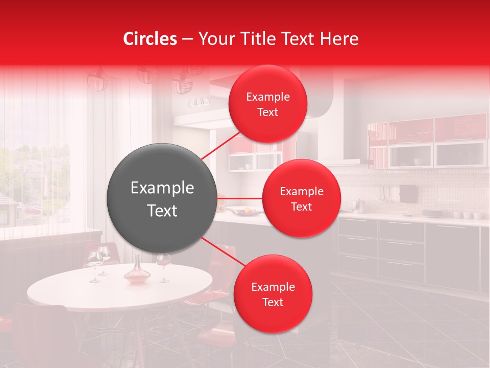 Minimalism Kitchen Decor PowerPoint Template