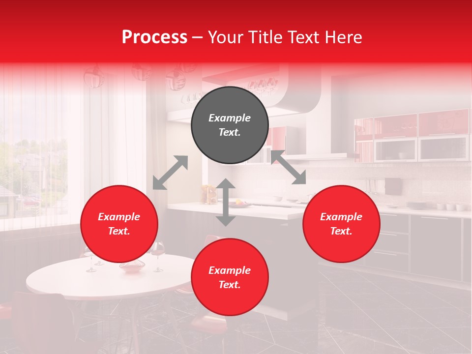 Minimalism Kitchen Decor PowerPoint Template