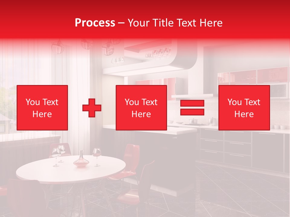 Minimalism Kitchen Decor PowerPoint Template