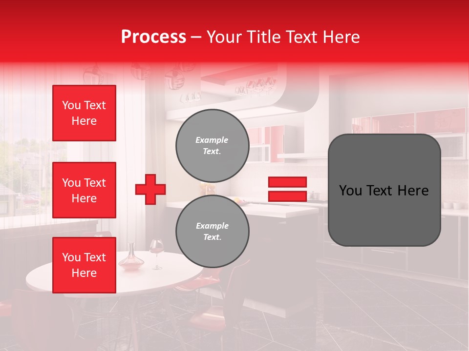 Minimalism Kitchen Decor PowerPoint Template
