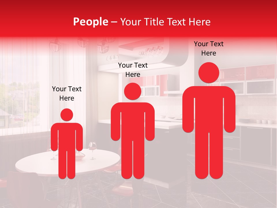 Minimalism Kitchen Decor PowerPoint Template