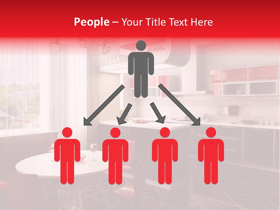 Minimalism Kitchen Decor PowerPoint Template