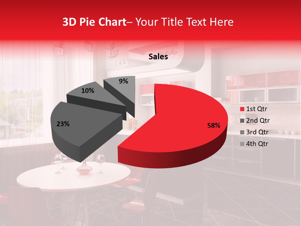 Minimalism Kitchen Decor PowerPoint Template