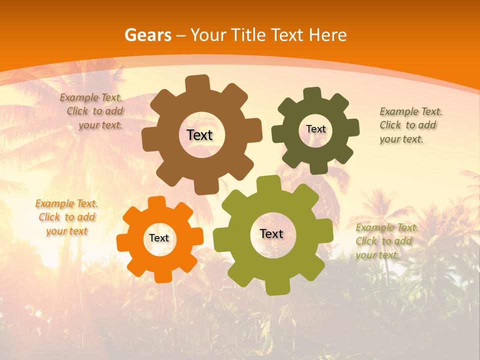 Wood Forest Evening PowerPoint Template