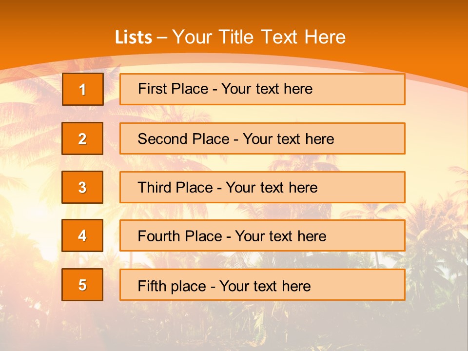 Wood Forest Evening PowerPoint Template