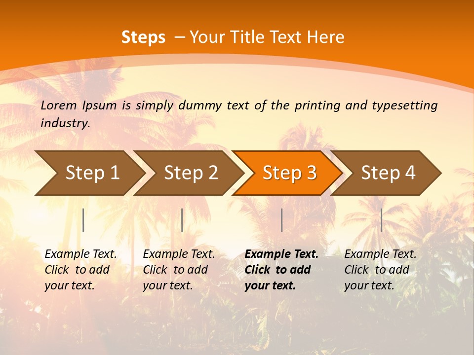 Wood Forest Evening PowerPoint Template