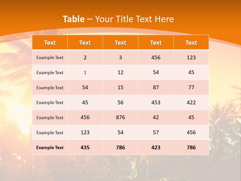 Wood Forest Evening PowerPoint Template
