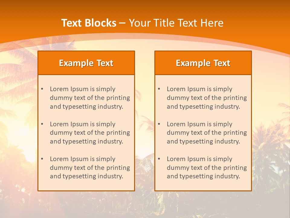 Wood Forest Evening PowerPoint Template
