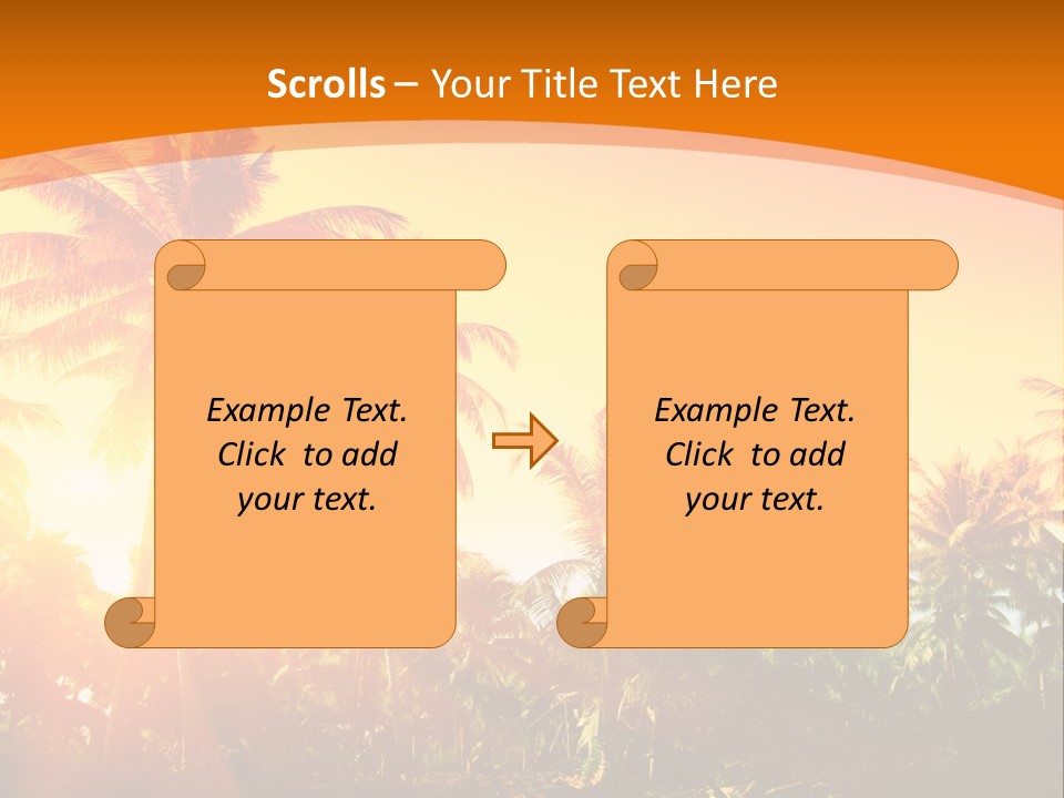 Wood Forest Evening PowerPoint Template