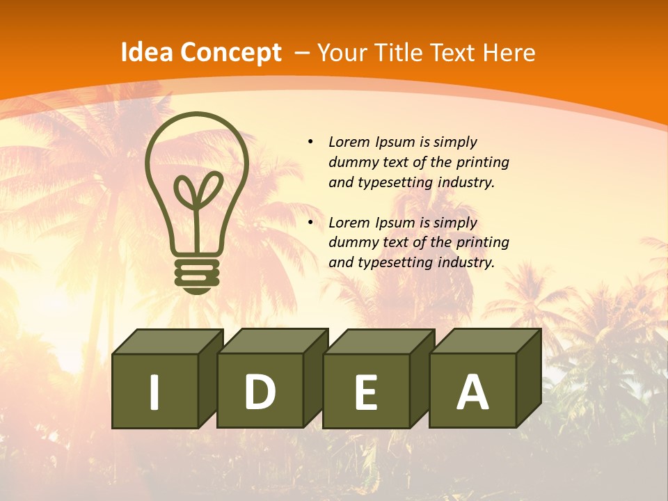 Wood Forest Evening PowerPoint Template