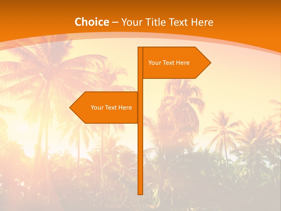 Wood Forest Evening PowerPoint Template