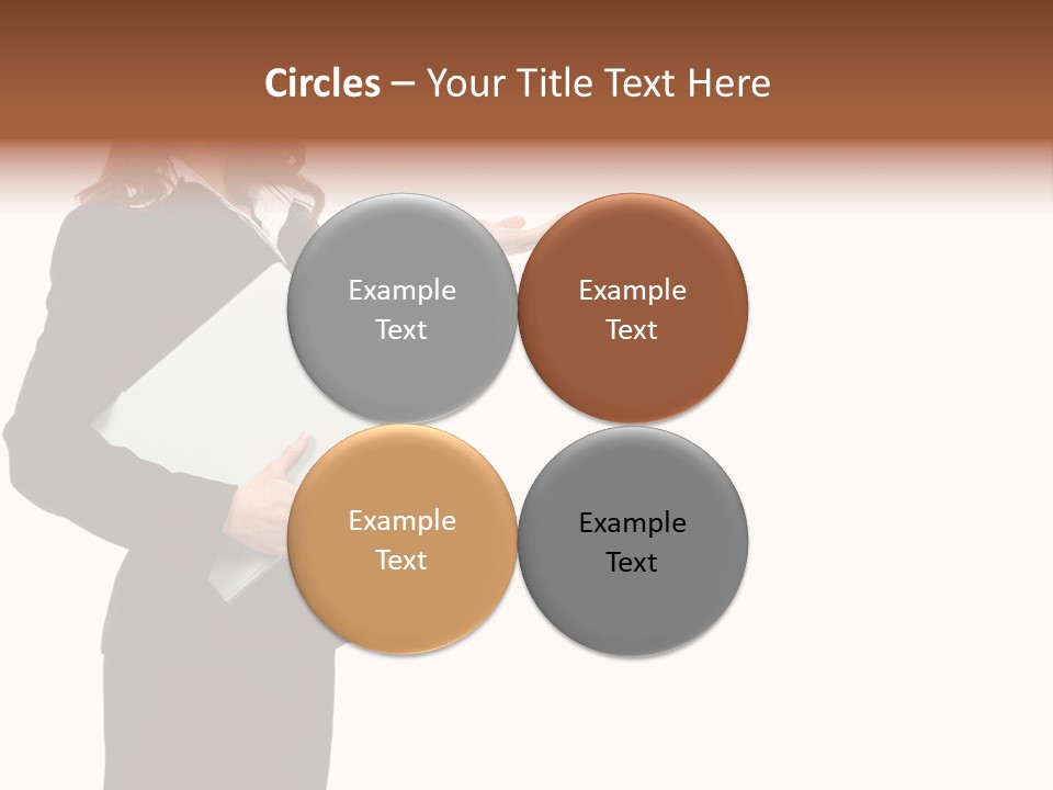 Lady Study Business PowerPoint Template