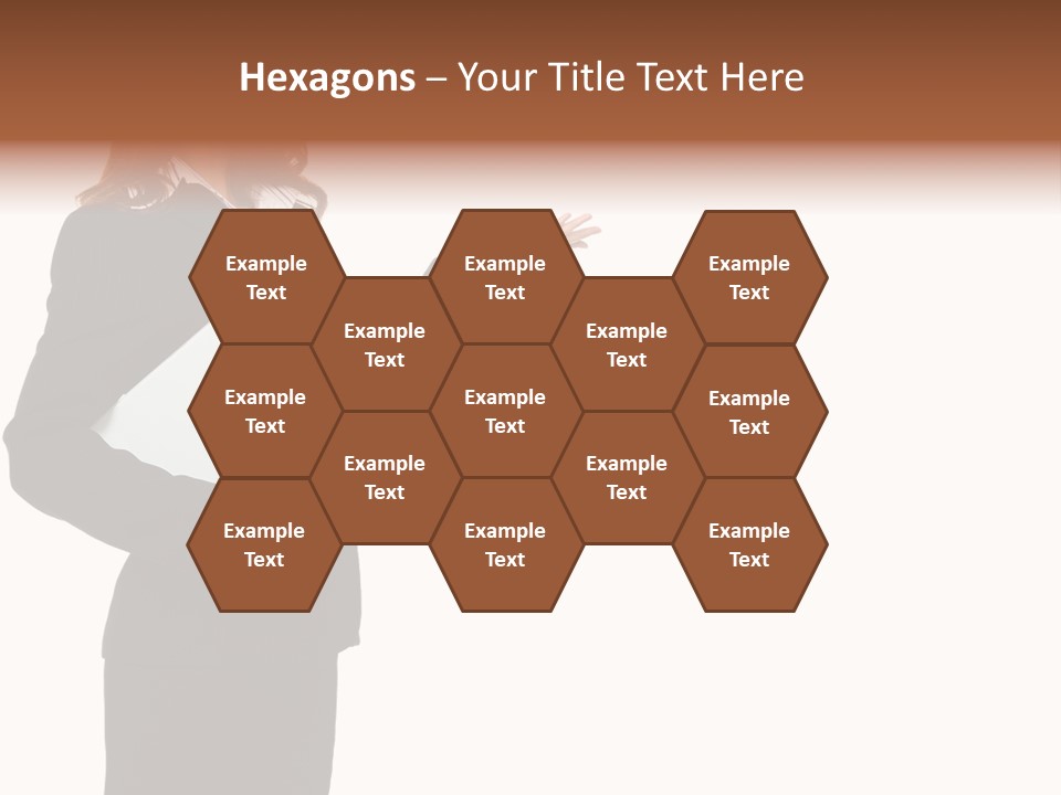 Lady Study Business PowerPoint Template