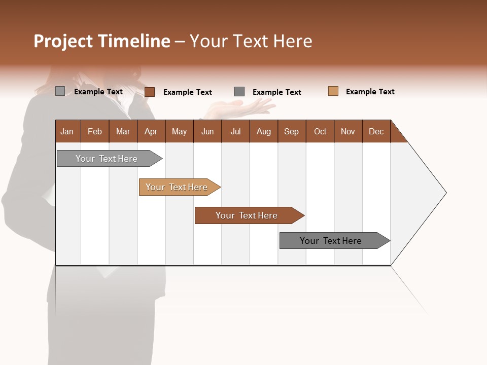 Lady Study Business PowerPoint Template