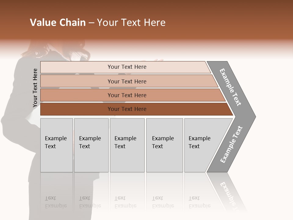 Lady Study Business PowerPoint Template