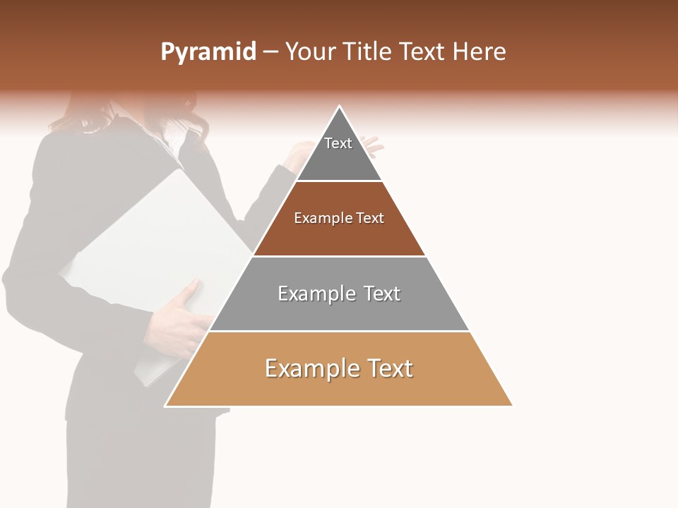 Lady Study Business PowerPoint Template