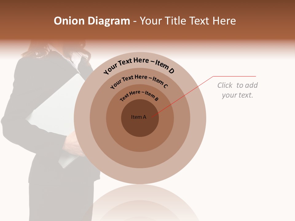 Lady Study Business PowerPoint Template