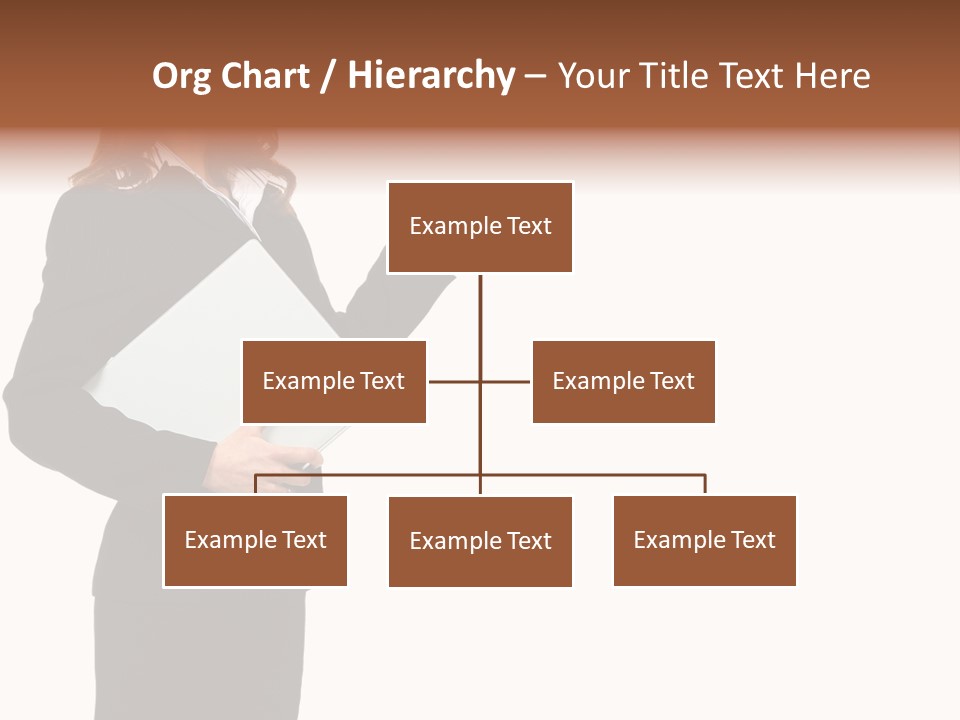 Lady Study Business PowerPoint Template
