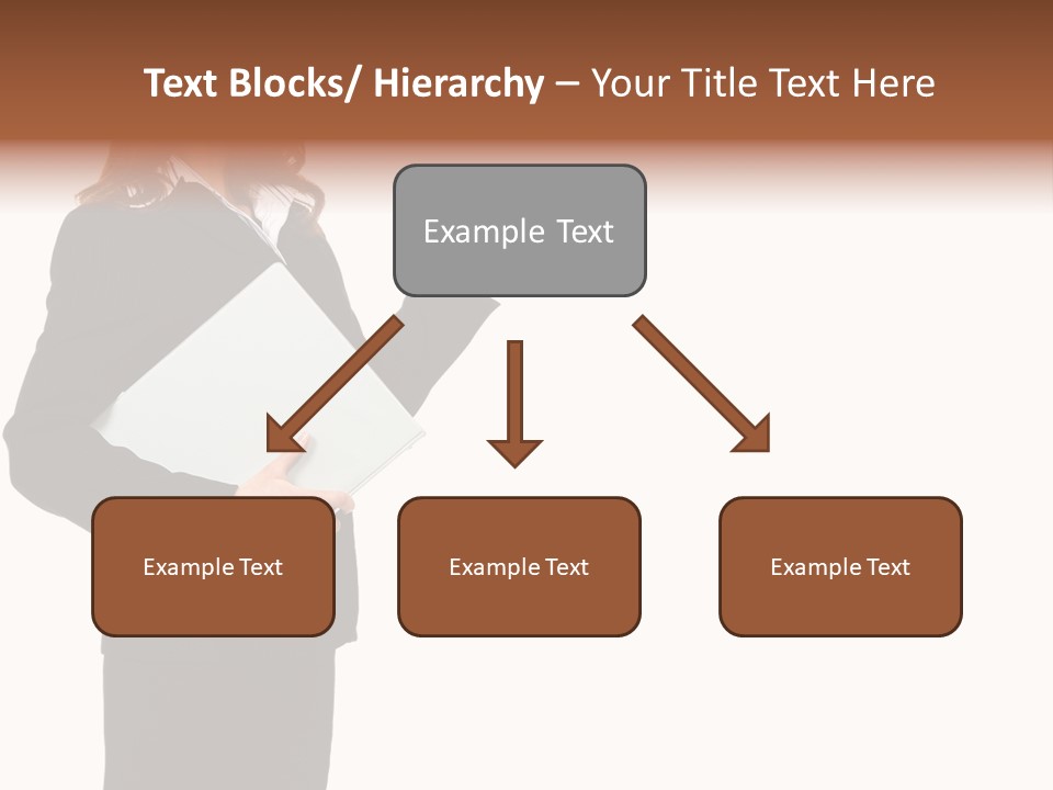 Lady Study Business PowerPoint Template