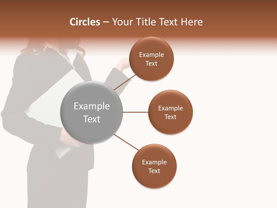 Lady Study Business PowerPoint Template