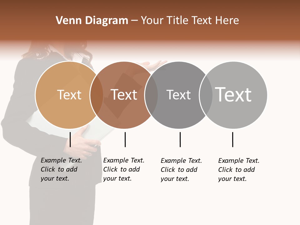 Lady Study Business PowerPoint Template