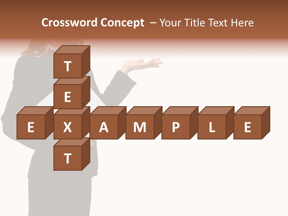 Lady Study Business PowerPoint Template