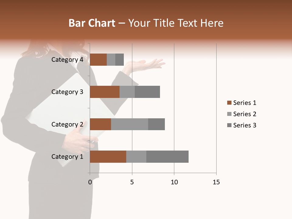 Lady Study Business PowerPoint Template