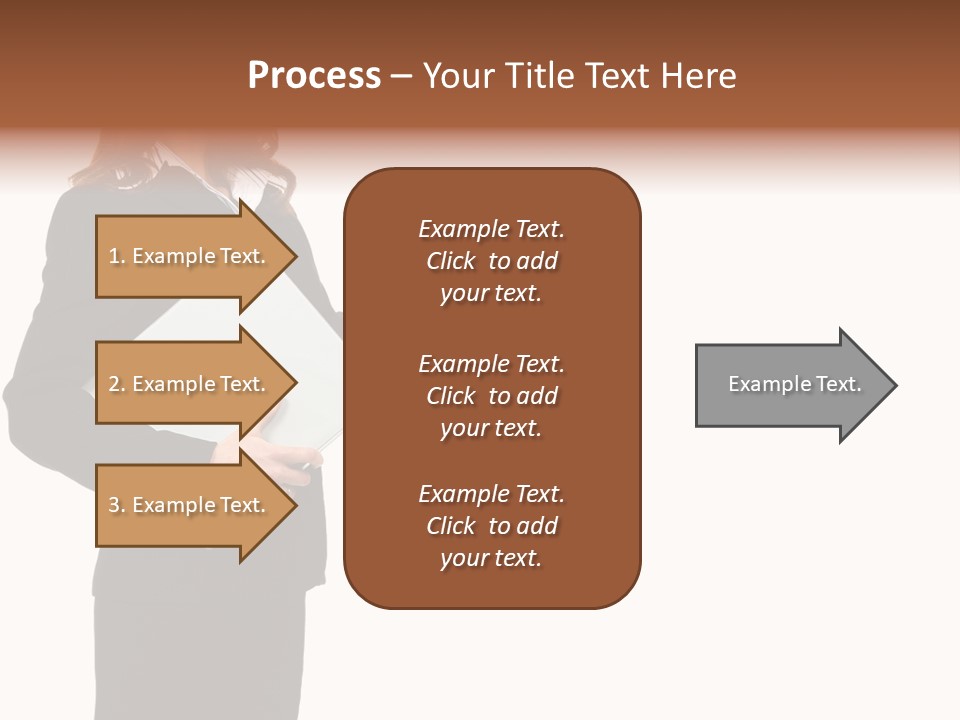 Lady Study Business PowerPoint Template