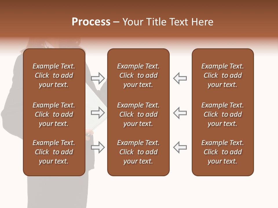 Lady Study Business PowerPoint Template