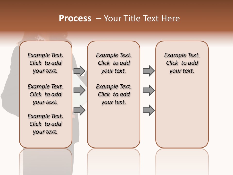 Lady Study Business PowerPoint Template