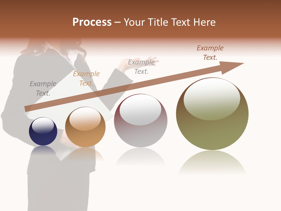 Lady Study Business PowerPoint Template