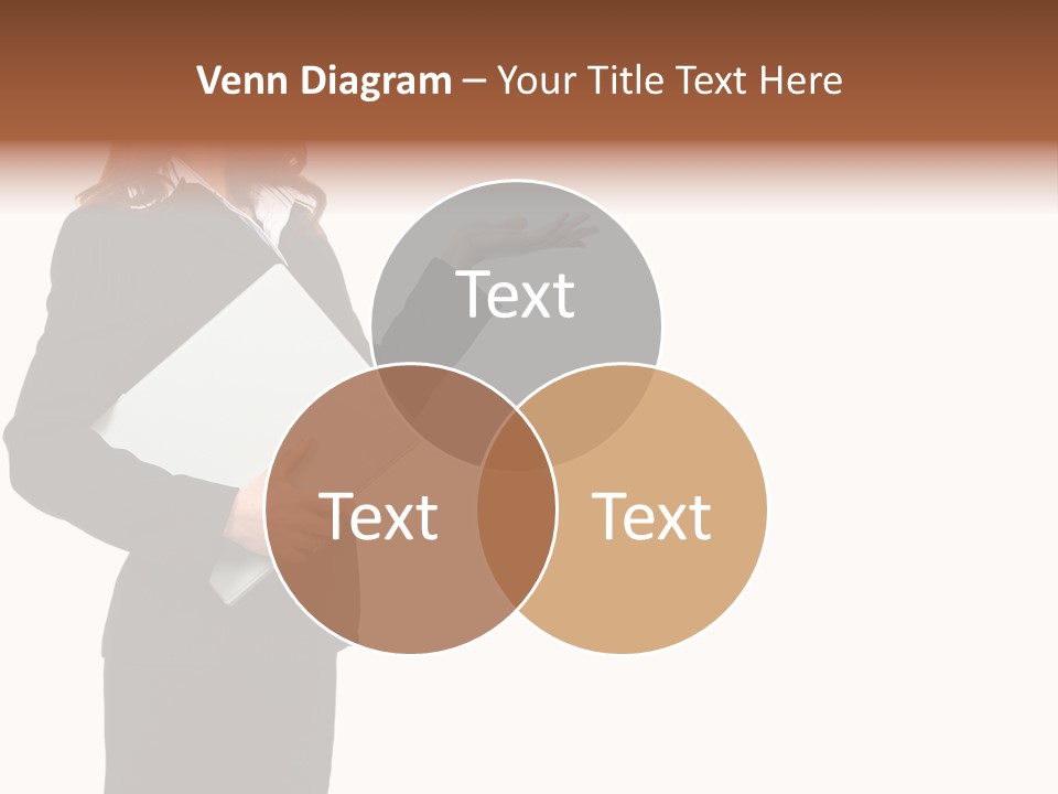 Lady Study Business PowerPoint Template