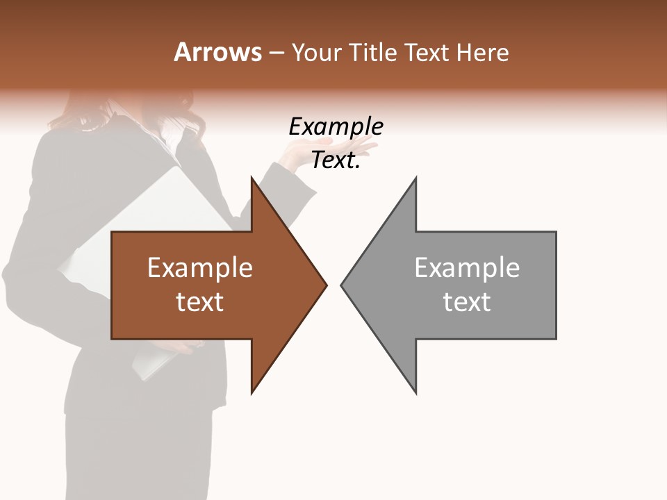 Lady Study Business PowerPoint Template