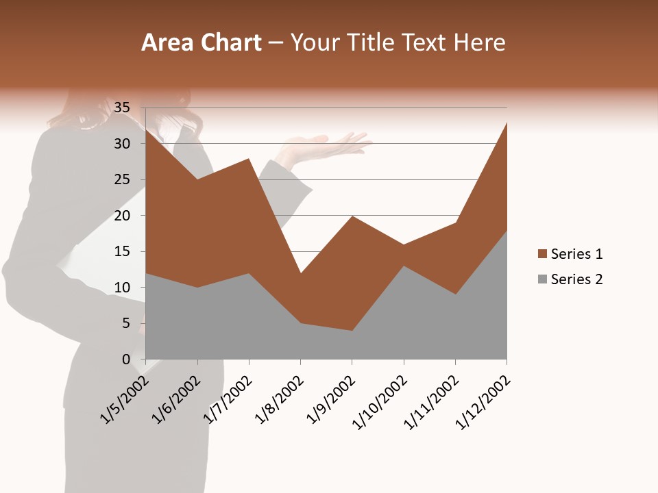 Lady Study Business PowerPoint Template