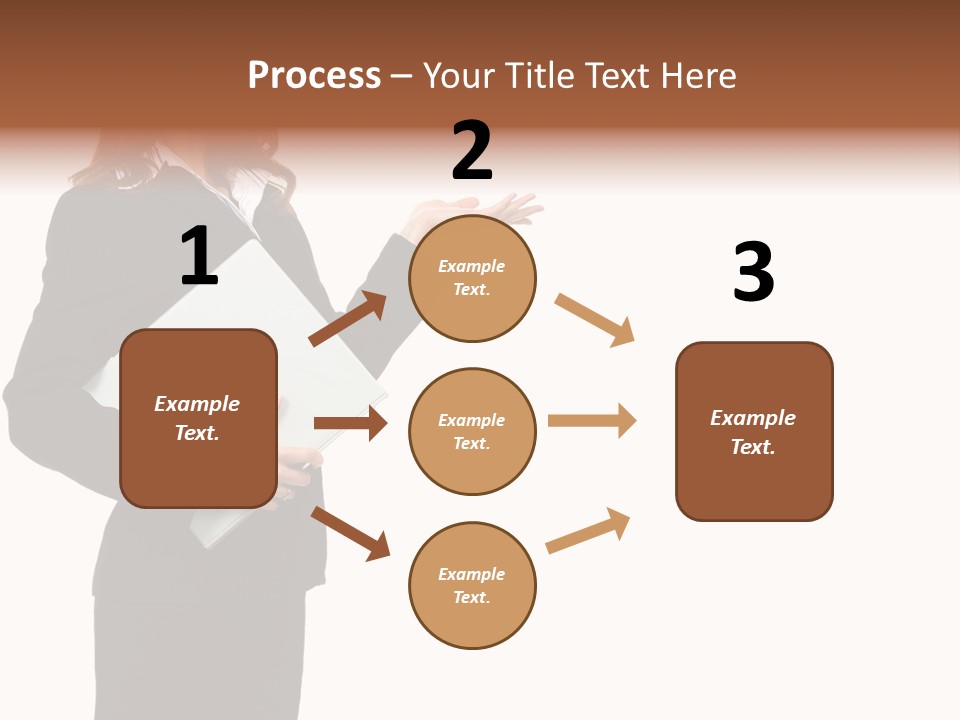 Lady Study Business PowerPoint Template