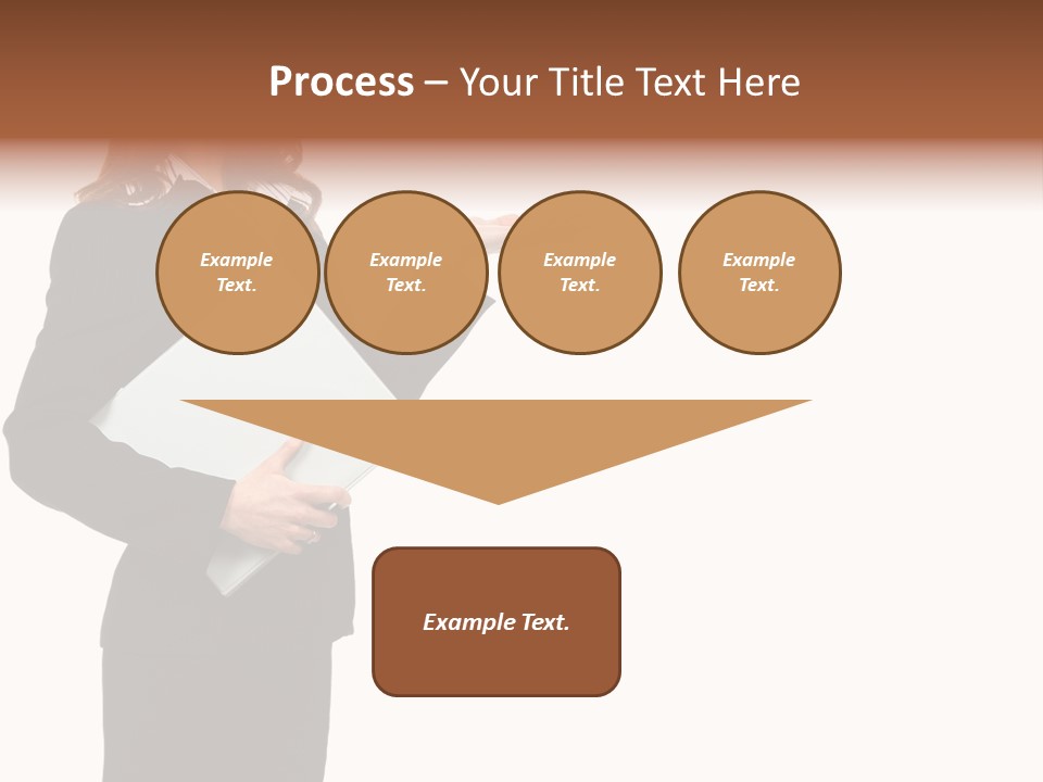 Lady Study Business PowerPoint Template