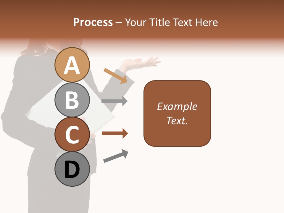 Lady Study Business PowerPoint Template