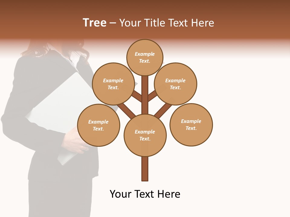 Lady Study Business PowerPoint Template