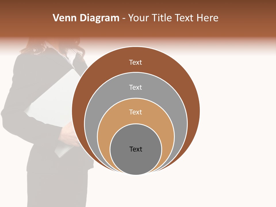 Lady Study Business PowerPoint Template