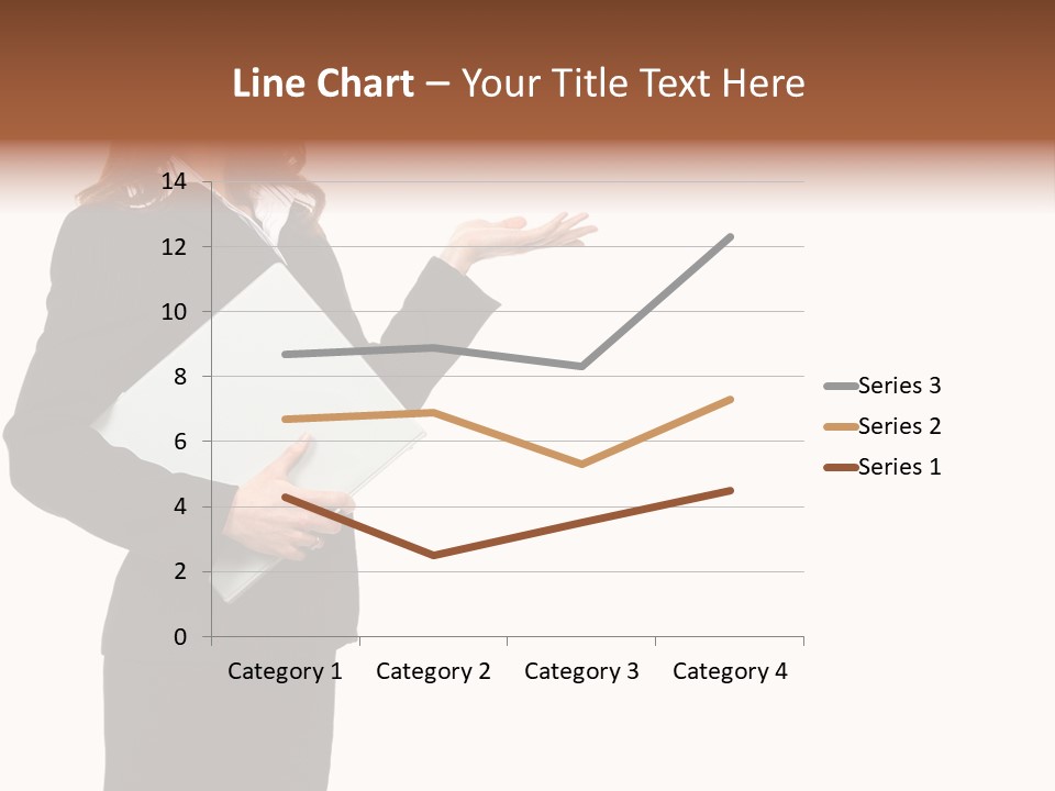 Lady Study Business PowerPoint Template