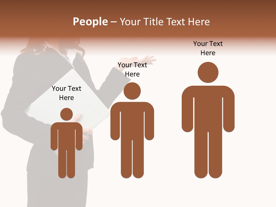 Lady Study Business PowerPoint Template