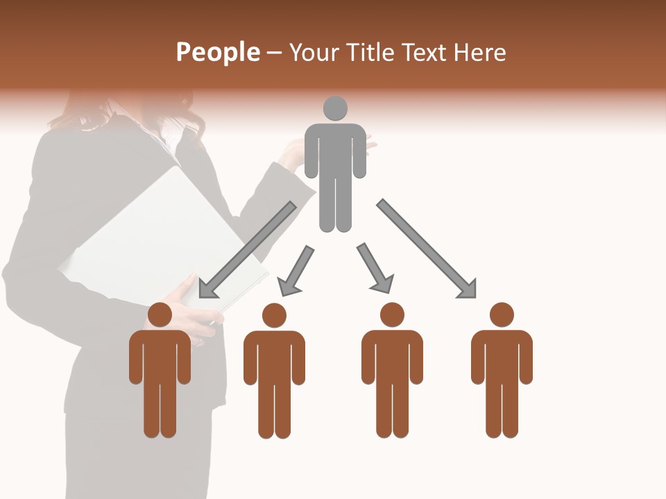 Lady Study Business PowerPoint Template