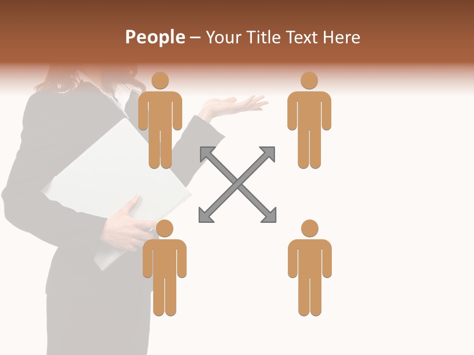 Lady Study Business PowerPoint Template