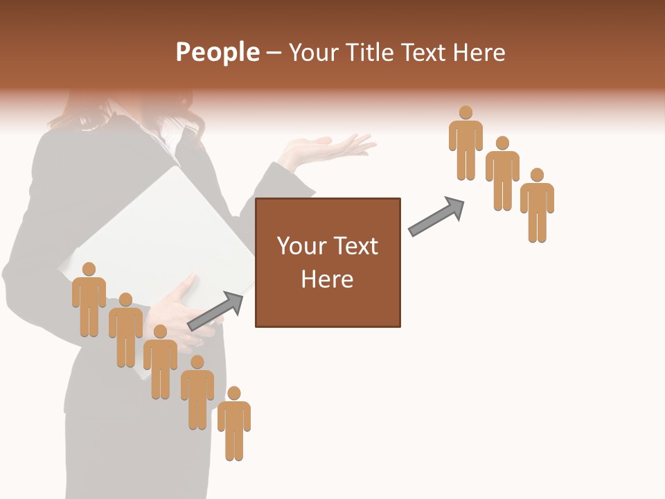 Lady Study Business PowerPoint Template