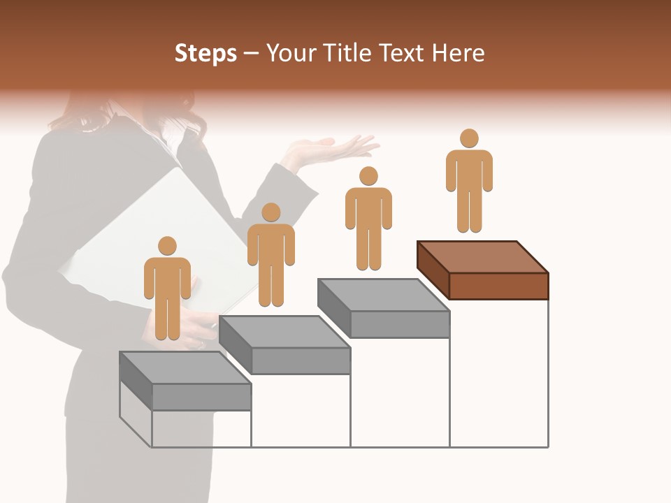 Lady Study Business PowerPoint Template