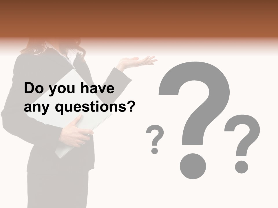 Lady Study Business PowerPoint Template