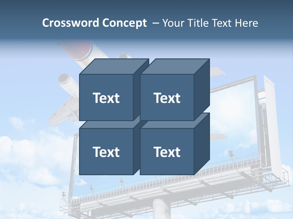 Wing Template Banner PowerPoint Template
