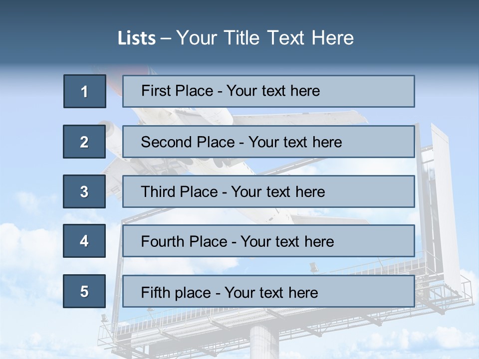 Wing Template Banner PowerPoint Template